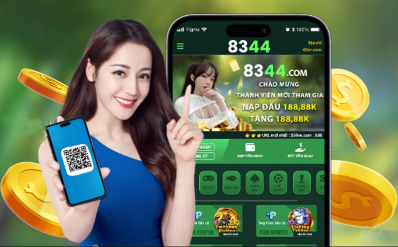 Hình ảnh quảng cáo của 888clb hiển thị nền tảng và các lợi ích