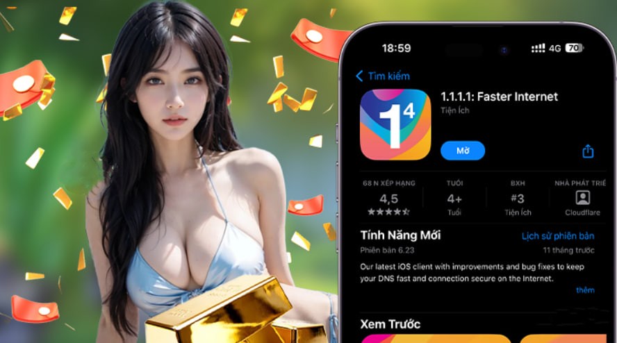 Hình ảnh quảng cáo của 888clb hiển thị nền tảng và các lợi ích